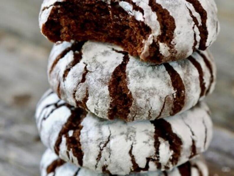 Chocolate Crinkle Cookies – Easy Snacks